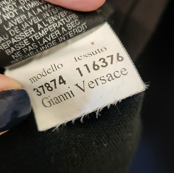 Versace Sport long sleeve polo black Large - Picture 6 of 6